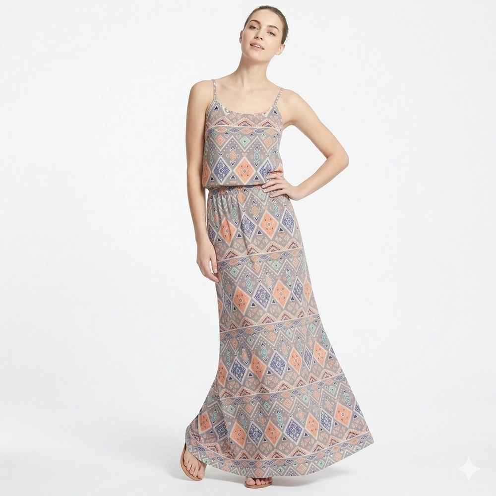 Pretty Geometric Print Dress